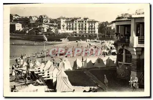 Moderne Karte Saint Jean de Luz Cote Basque La Plage