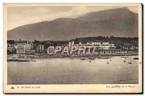 Cartes postales Saint Jean de Luz Vue Generale de la Rhune