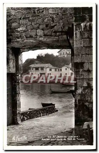 Cartes postales moderne Saint Jean de Luz Ancien pont levis du fort de Socoa