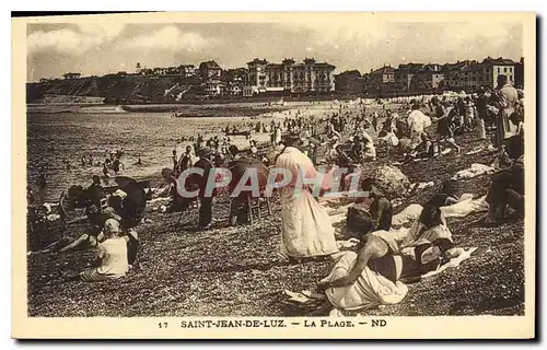 Cartes postales Saint Jean de Luz dLa Plage