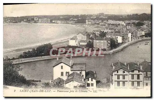 Ansichtskarte AK Saint Jean de Luz Panorama pris de Ciboure