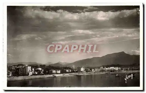 Cartes postales moderne Saint Jean de Luz (Bses Pyr) La plage et massif de la Rhune