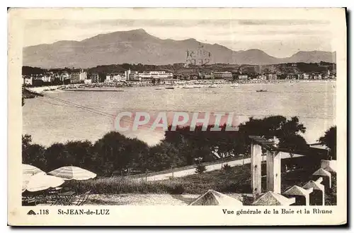 Cartes postales Saint Jean de Luz Vue generale de la Baie et la Rhune