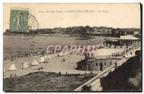 Cartes postales Saint Jean de Luz La Cote Basque La Plage