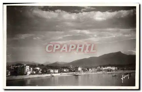 Cartes postales Saint Jean de Luz (Bses Pyr) La Plage et massif de la Rhune