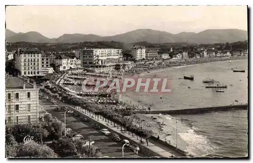 Cartes postales Saint Jean de Luz Vue generale de la Plage