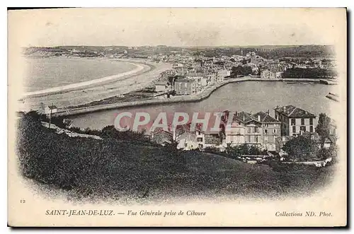 Cartes postales Saint Jean de Luz Vue Generale prise de Ciboure