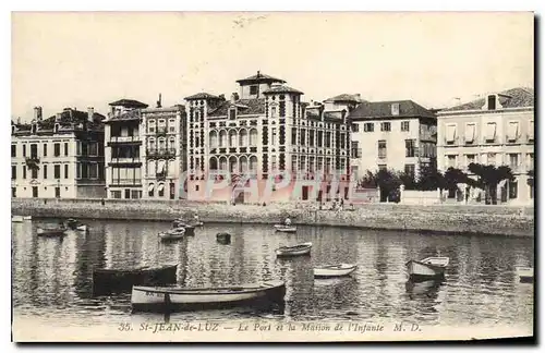 Cartes postales Saint Jean de Luz Le Port et la Maison de l'Infante