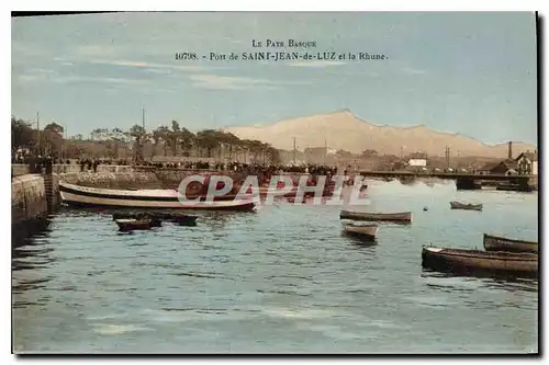 Cartes postales Saint Jean de Luz Le Pays Basque Port et la Rhune