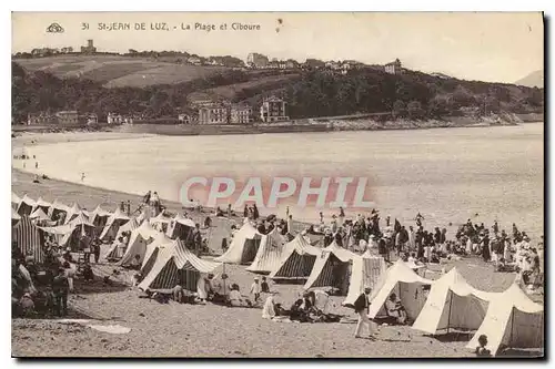 Cartes postales Saint Jean de Luz La Plage et Ciboure