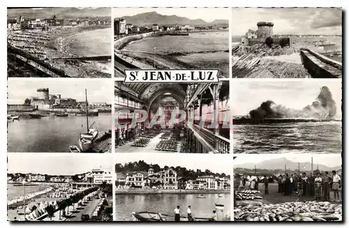 Cartes postales moderne Saint Jean de Luz La Grande Plage Le Port du Socoa La Plage Vue Inteireur de l'Eglise Le Port Le