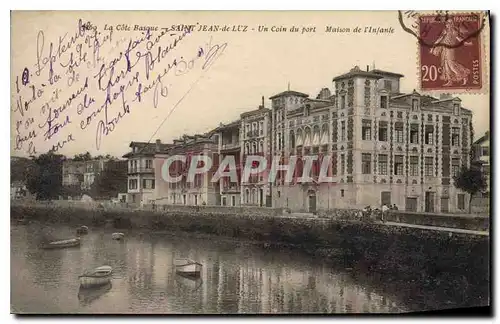 Cartes postales Saint Jean de Luz La Cote Basque Un coin du port Maison de l'Infante