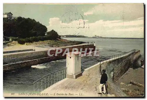 Cartes postales Saint Jean de Luz L'Entree du Port