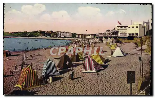 Ansichtskarte AK Saint Jean de Luz (B P) La Plage et l'Atlantic Hotel