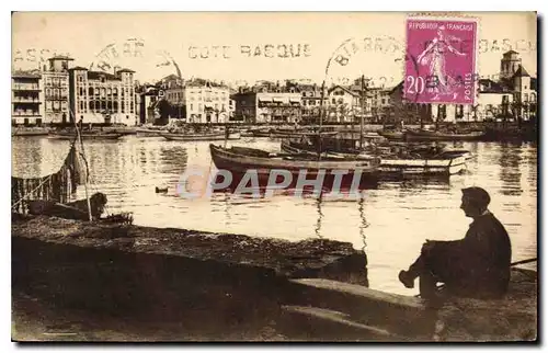 Ansichtskarte AK Saint Jean de Luz (B P) Quai de l'Infante Bateaux