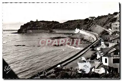 Cartes postales moderne Saint Jean de Luz (Basses Pyrenees) La Cote et la Plage vers Ste Barbe