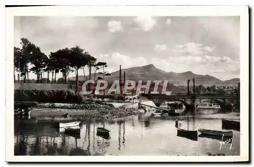 Cartes postales moderne Saint Jean de Luz (Bses Pyr) La Nivelle et le massif de la Rhune