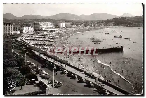 Cartes postales moderne Saint Jean de Luz (Basses Pyrenees) Vue d'Ensemble de la Plage