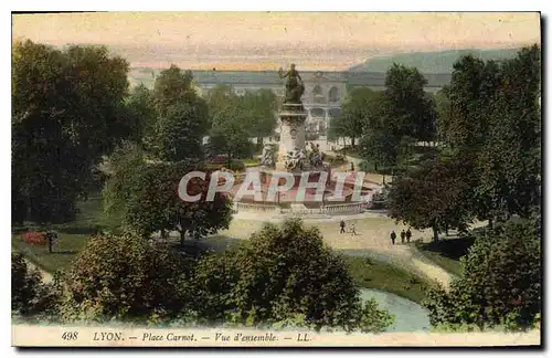 Ansichtskarte AK Lyon Place Carnot Vue d'ensemble