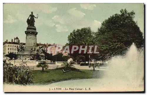 Cartes postales Lyon La Place Carnot