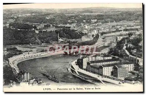 Ansichtskarte AK Lyon Panorama sur la Saone Vaise et Serin