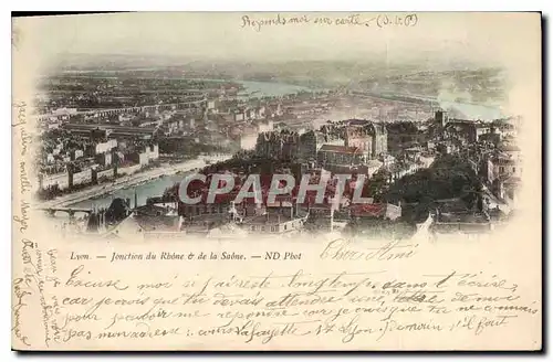 Cartes postales Lyon Jonction Du Rhune et de la Saone