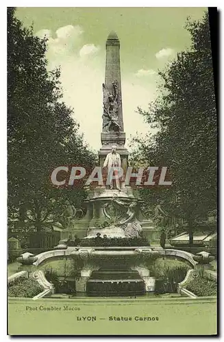 Cartes postales Lyon Statue Carnot