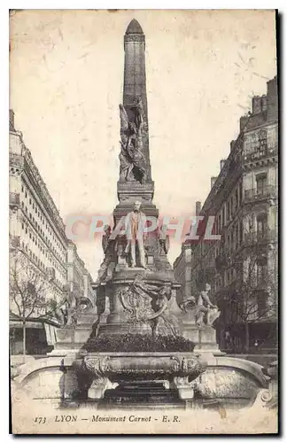 Cartes postales Lyon Monument Carnot