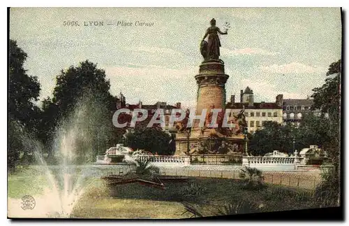 Cartes postales Lyon Place Carnot