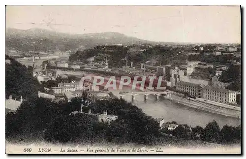 Ansichtskarte AK Lyon La Saone Vue generale de Vaise et de Serin