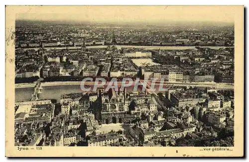 Cartes postales Lyon Vue generale