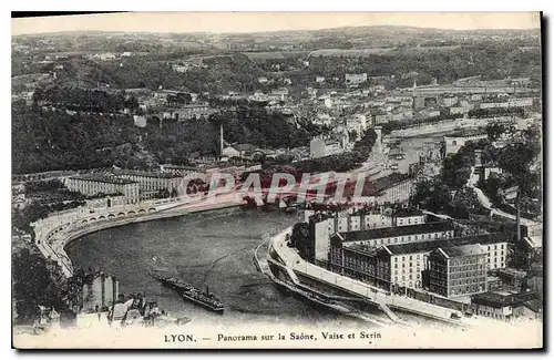 Cartes postales Lyon Panorama sur la Saonje Vaise et Serin