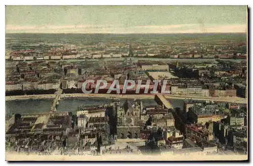 Cartes postales Lyon Vue generale