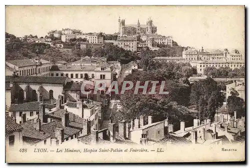 Cartes postales Lyon Les Minimes Hospice Saint Pothin et Fourviere