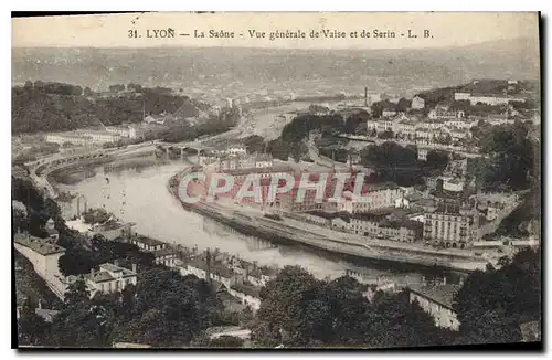 Ansichtskarte AK Lyon La Saone Vue generale de Vaise et de Serin