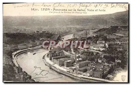 Ansichtskarte AK Lyon Panorama sur la Saone Vaise et Serin