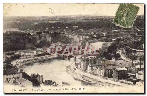 Ansichtskarte AK Lyon Vue generale sur Vaise et le Mont d'Or