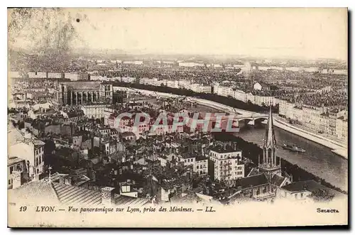 Ansichtskarte AK Lyon Vue panjoramique sur Lyon prise des Minimes