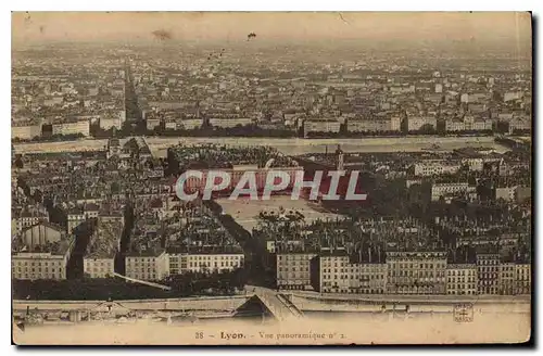 Cartes postales Lyon Vue panoramique