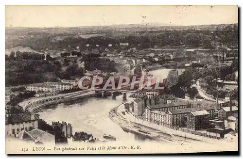 Ansichtskarte AK Lyon Vue generale sur Vaise et le Mont d'Or