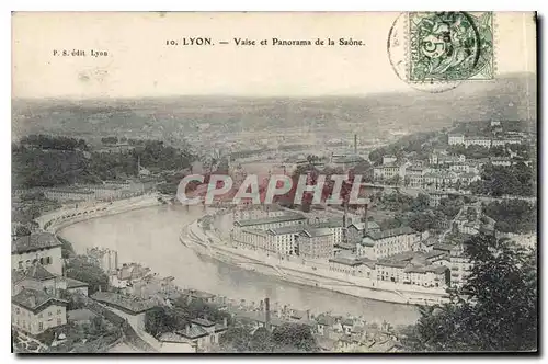 Ansichtskarte AK Lyon Vaise et Panorama de la Saone