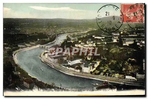 Cartes postales Lyon Vue prise de l'Ascenseur de la Tour de Fourviere