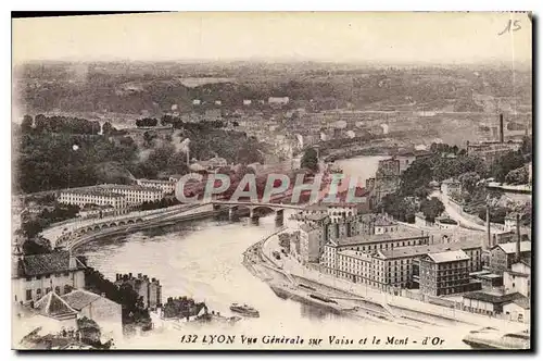 Cartes postales Lyon Vue Generale sur Vaise et le Mont d'Or