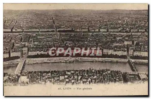 Cartes postales Lyon Vue g�n�rale