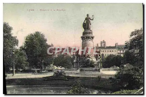 Cartes postales Lyon Monnument de la Republique