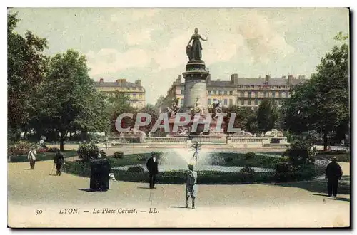 Ansichtskarte AK Lyon La Place Carnot