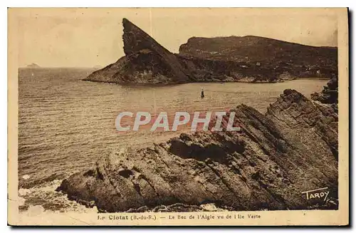 Ansichtskarte AK Le Clotat (B du R) Le Bec d'Aigle vue de l'ile verte