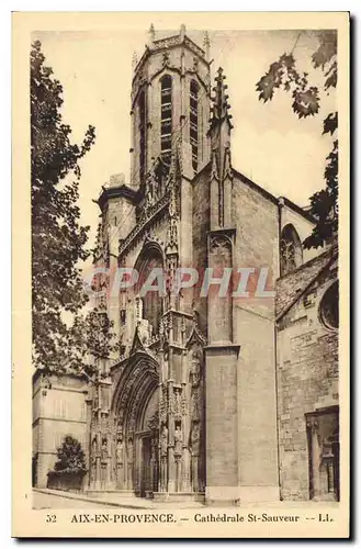 Cartes postales Aix en Provence Cathedrale St Sauveur