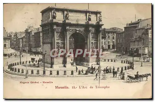 Ansichtskarte AK Marseille L'Arc de Triomphe Magasin General