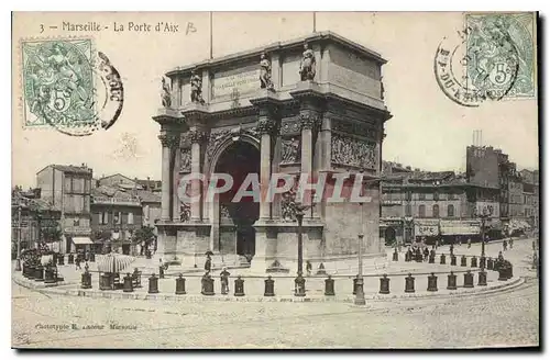 Cartes postales Marseille La Porte d'Aix